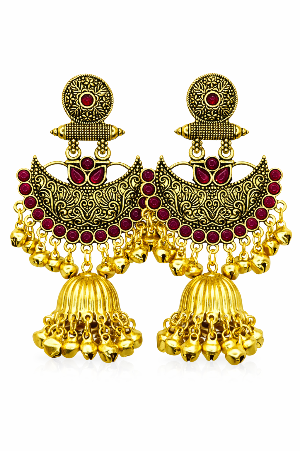 Chandbali Jhumka Earrings