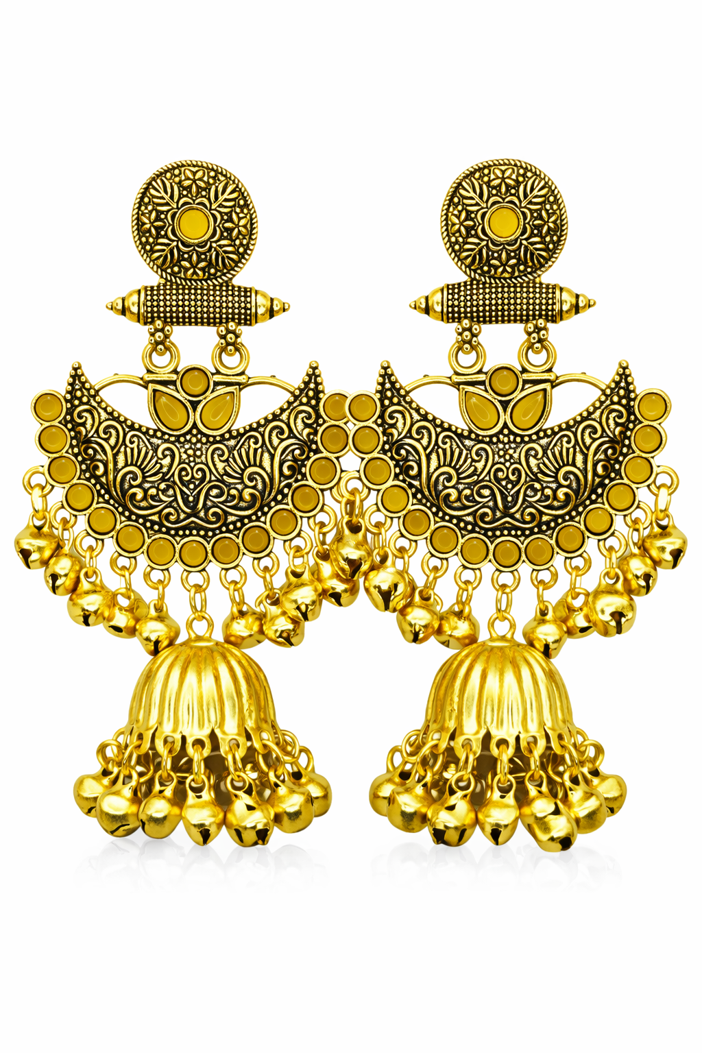 Chandbali Jhumka Earrings