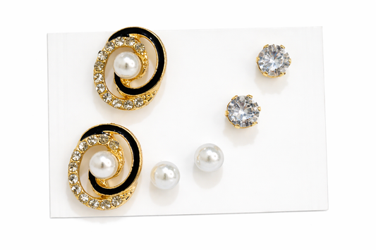 Graceful Combo Of Stud Earrings