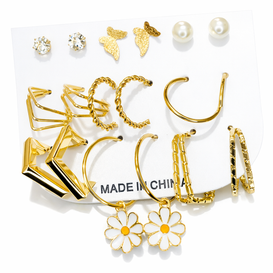 Multi-Style Earrings Set