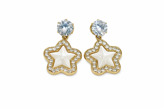 Stud Drop Earrings
