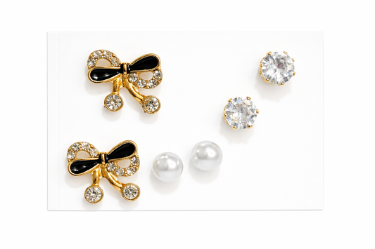Graceful Combo Of Stud Earrings