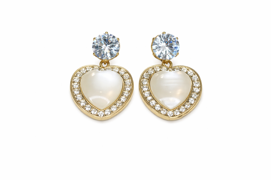 Stud Drop Earrings