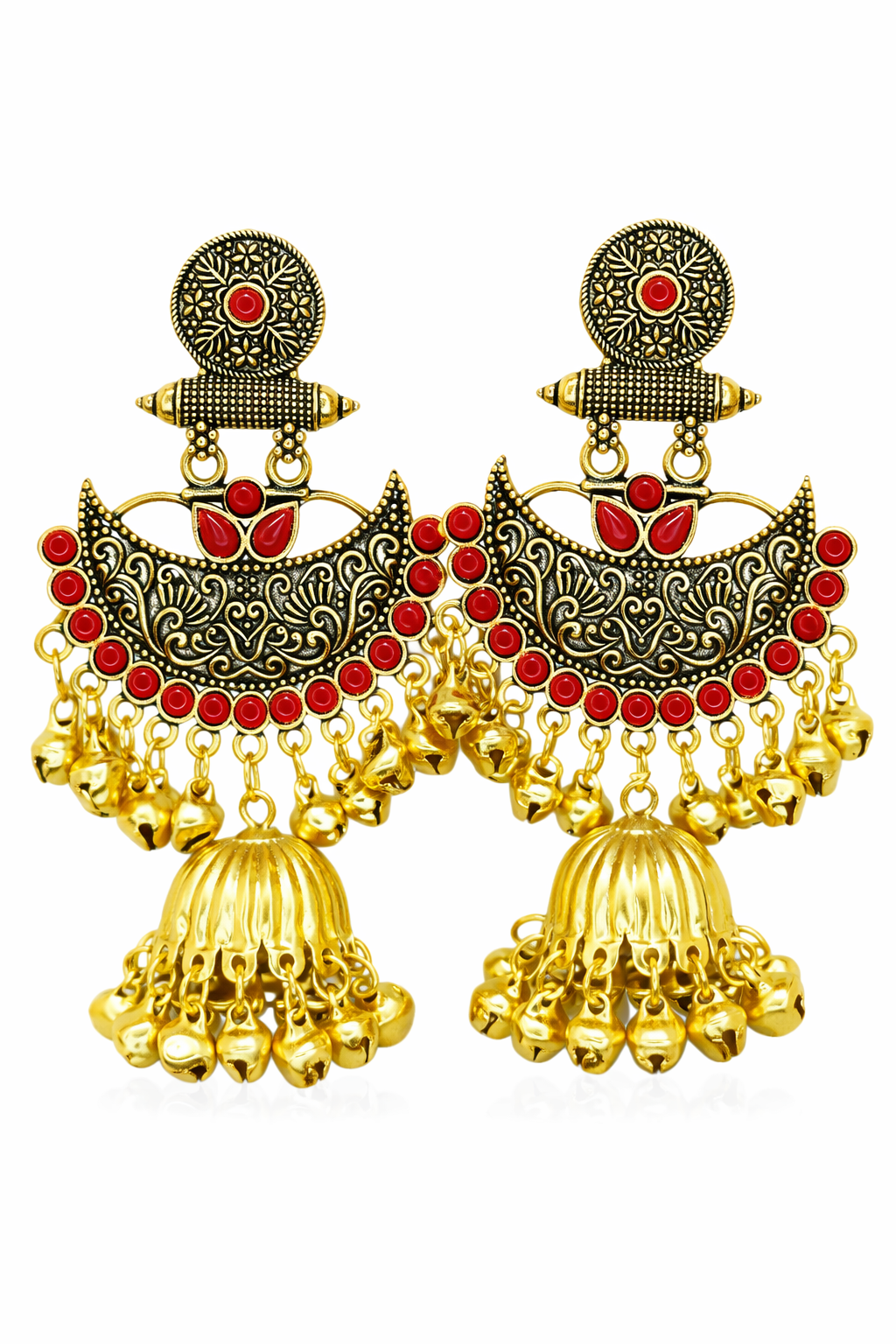 Chandbali Jhumka Earrings