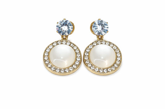 Stud Drop Earrings