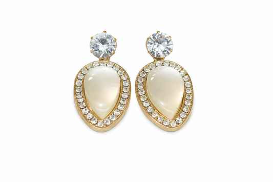 Stud Drop Earrings